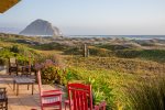 Enjoy this amazing view of Morro Rock, easy beach access, and more in this unbeatable beach compound
